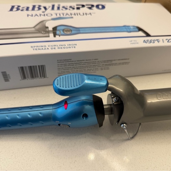 BaBylissPRO Nano Titanium Spring Curling Iron - Picture 3 of 4